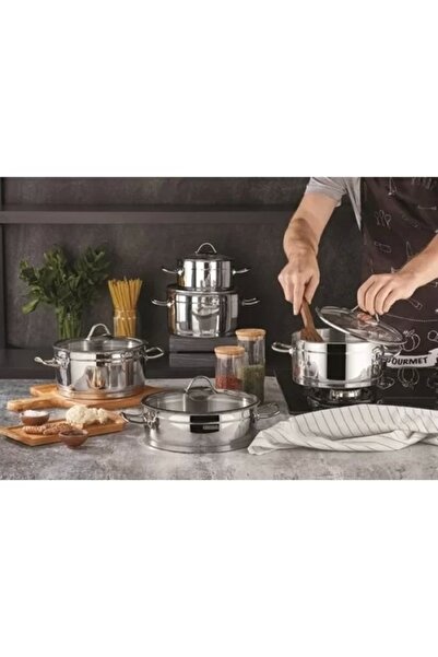 Kahramanlar Sırma 5'li Çelik Tencere Seti 2020