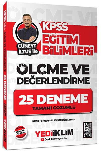 Yediiklim Yayınları KPSS Eğitim Bilimleri Ölçme ve Değerlendirme Cüneyt İltuş...