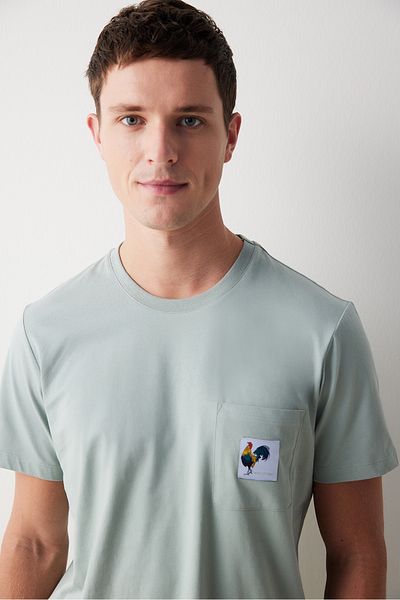 Penti Σετ πιτζάμα Rooster Light Green με σορτς