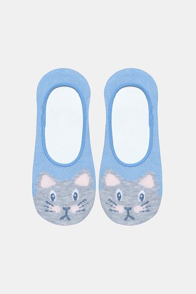Penti Sweet Cat Blue - Set de 2 ciorapi de balerina