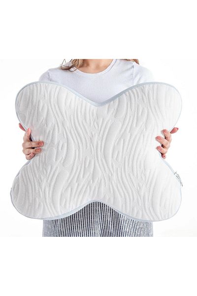Doqu Home Visco Butterfly Pillow 53 cm X 42 cm - White