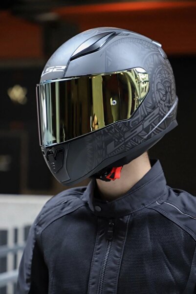 LS2 Rapid 2 Takaroa Mat Siyah Kask