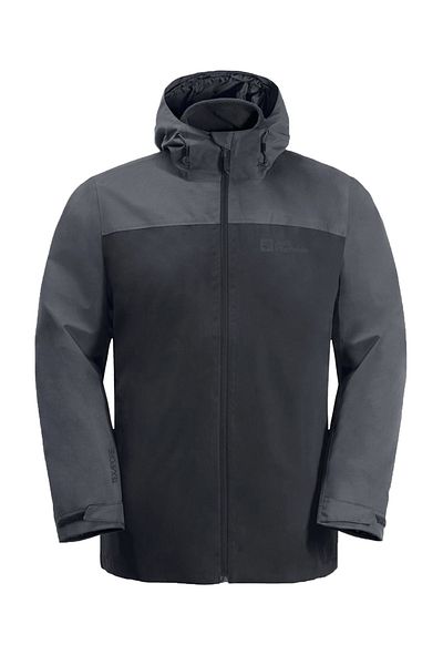 Jack Wolfskin Taubenberg 3in1 Jkt - Water and Windproof, Men's Outdoor Coat Colorful