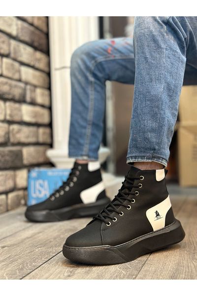 BESKAR Ba0155 Ανδρικά Αθλητικά Μποτάκια με ψηλή σόλα Ba0155