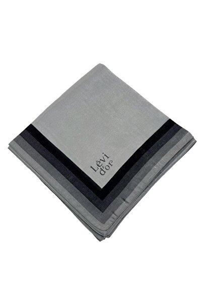 Levidor Κεχριμπαρένιο Κασκόλ - Γκρι Μαύρο