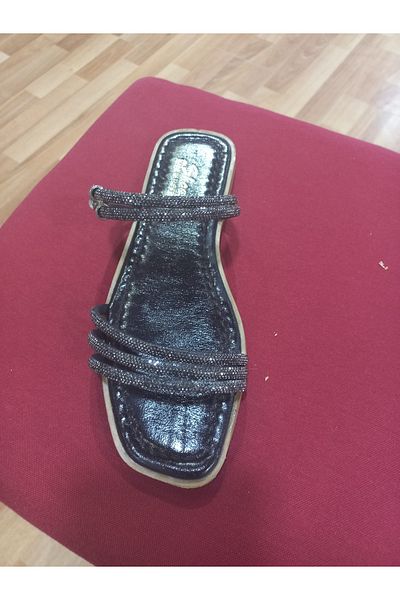 emin kundura Stone Detailed Women's Sandals