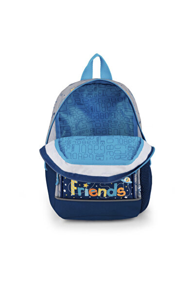 Gabol Anaokulu Sırt Çantası Space Orijinal Erkek Çocuk Çift Bölmeli Dayanıklı Mini Çanta