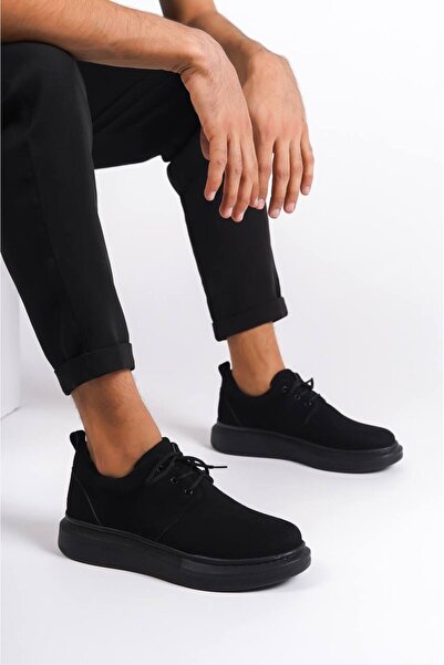 BESKAR KB 003 Μαύρα Suede Casual Ανδρικά Παπούτσια – Αντιολισθητική σόλα