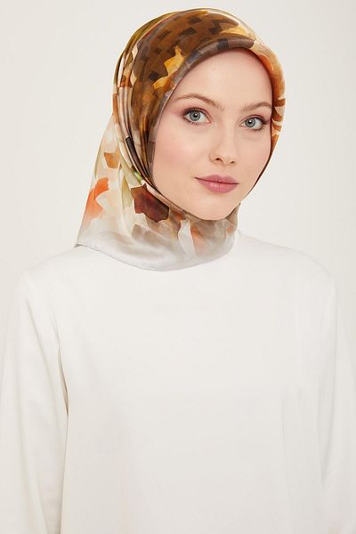 Armine 2024 Summer Silk Scarf - 9103-84 Twill