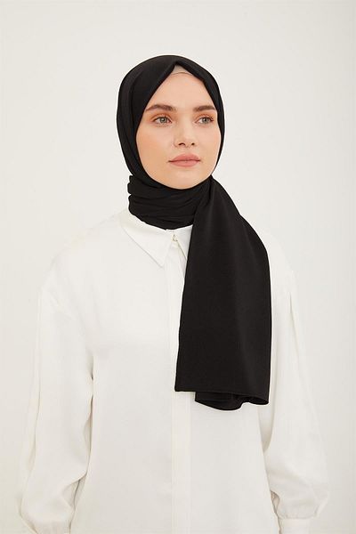 Armine Trend Crinkle Shawl - Black 1