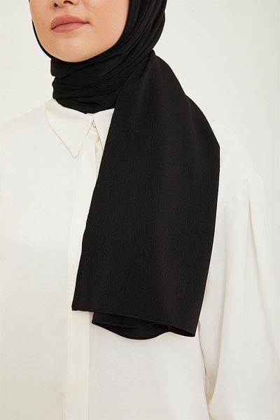Armine Trend Crinkle Shawl - Black 1