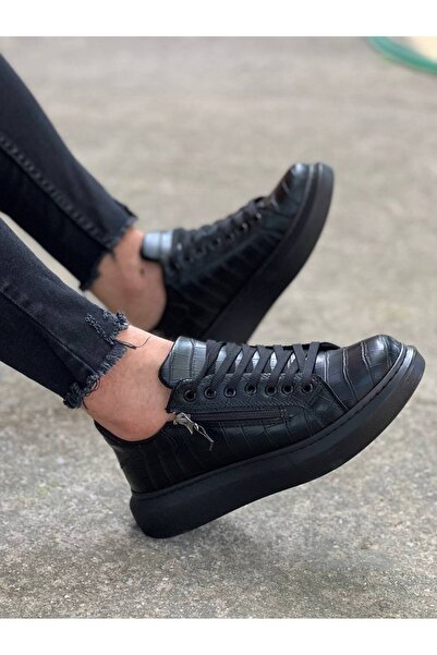 BESKAR KB 309 Kuback Coal Мъжки обувки с цип и връзки