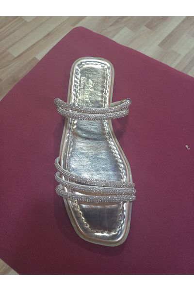 emin kundura Stone Detailed Women's Sandals