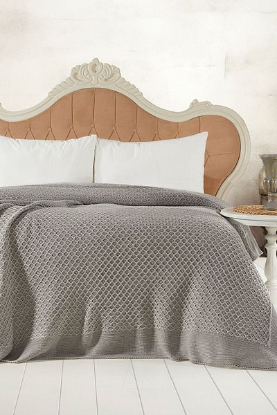DOUX HOME Zeynep Knitwear Bedspread 220 X 240 (Grey)