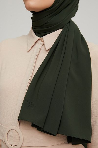 Armine Trend Medina Silk Shawl - 1014 - Moss Green