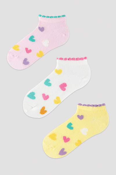 Penti Чорапи боти от 3 части за момиче сърце