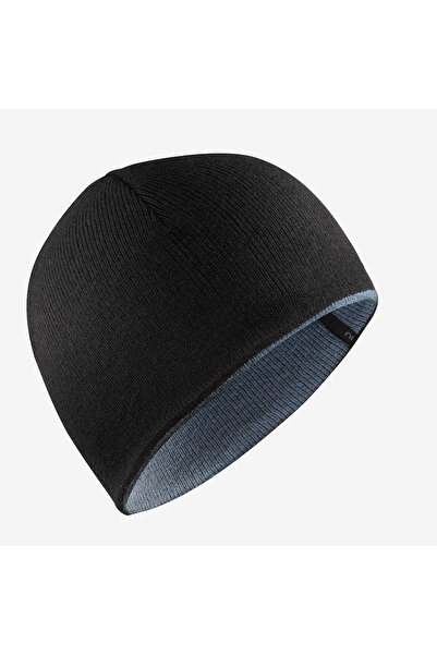 Decathlon Wedze Kids Reversible Ski Beanie - Black/Blue
