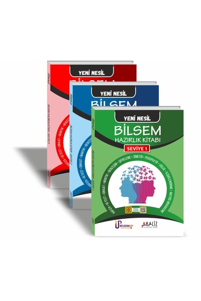 Analiz Yayınları Bilsem Hazırlık Kitabı 3'lü Avantaj Set