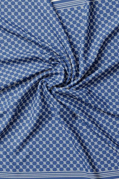 Vakko Μεταξωτό μαντίλι Twill - Special Series - New Denim Blue