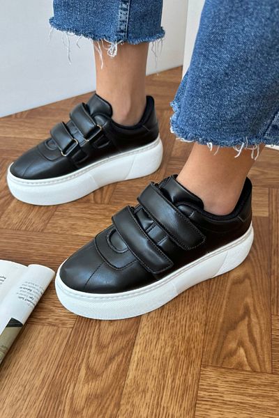 Mupa Shoes Μαύρα γυναικεία αθλητικά παπούτσια