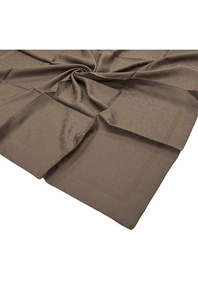 Pierre Cardin Κασκόλ από βαμβάκι Dark Mink - 1030400-934