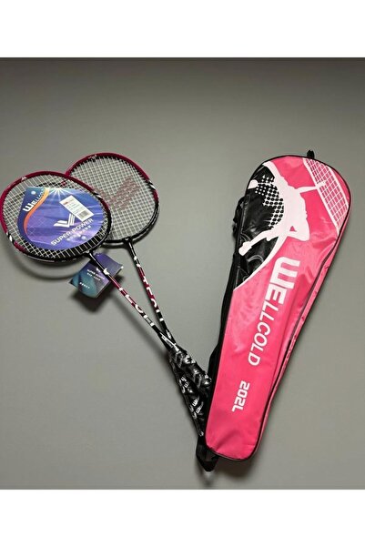 Clifton 2 Adet Profesyonel Badminton Raketi Deluxe Badminton Çantası Seti