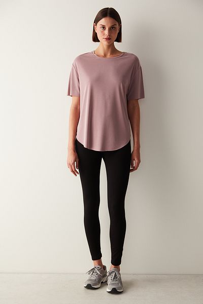 Penti Dried Rose Crew Neck Loose Modal T-shirt