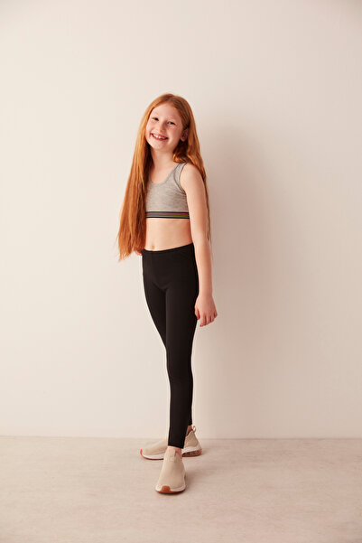 Penti Siyah Kız Çocuk Ballerina Unicorn Tayt