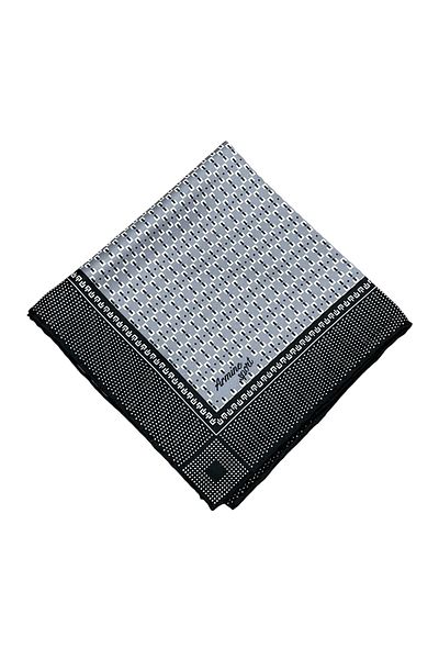 Armine Φουλάρι Sport Twill - 8556-06 Γκρι και Μαύρο