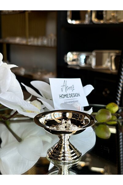 ABROZ HOME DESIGN Kuşlu Gümüş Kaplama Lokumluk / Yüzüklük