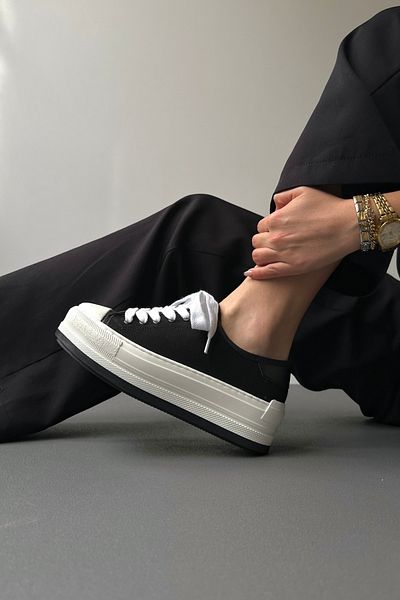 Mupa Shoes Μαύρα γυναικεία αθλητικά παπούτσια