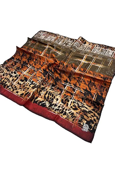Levidor Μεταξωτό κασκόλ Βουργουνδίας Twill - 3400-57