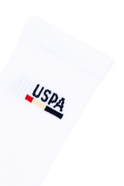 U.S. Polo Assn. Мъжки бели чорапи 50278060-VR013
