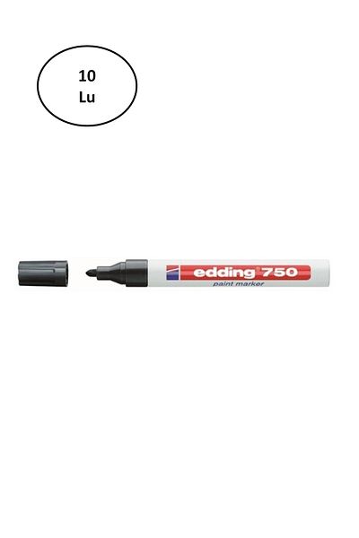 fastproduct Black Edding Paint Decor Marker - E-750 10 pcs