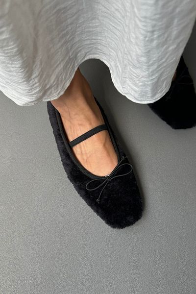 Mupa Shoes Balerini de damă negre