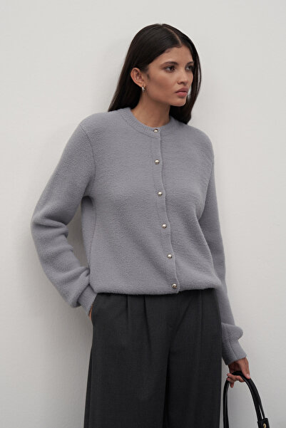 Mathilda Store Gri Limited Edition Yumoş Hırka