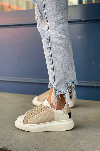 Mupa Shoes Γυναικεία αθλητικά παπούτσια Μπεζ