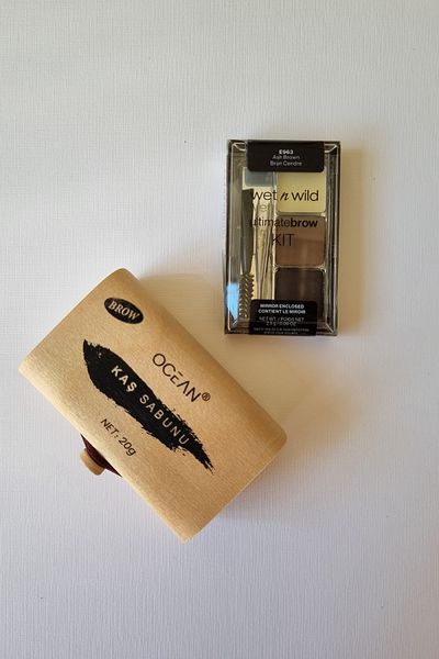 Ocean Soft Brown Fixing Soap and Ultimate Brow Kit - Eyebrow Set