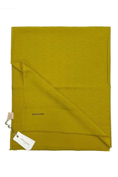 Pierre Cardin Mustard 963 - Βαμβακερό Σάλι