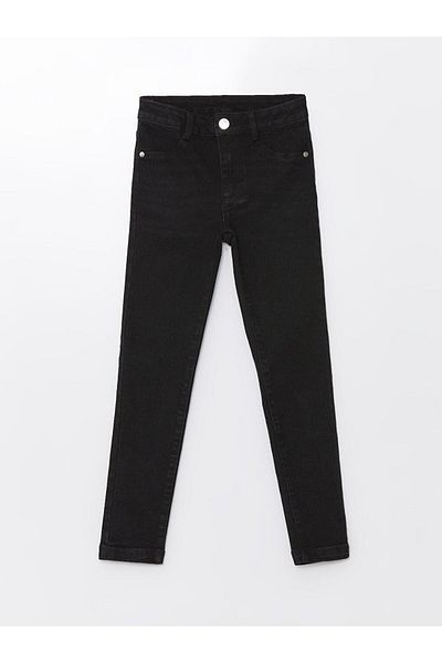 LC Waikiki Pantaloni de jeans pentru fete cu talie elastică reglabilă