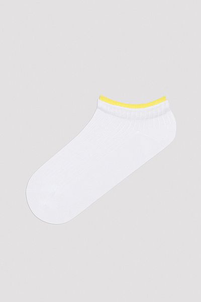 Penti Mehrfarbige weiße 4-teilige Booties-Socken mit Knöchellinie