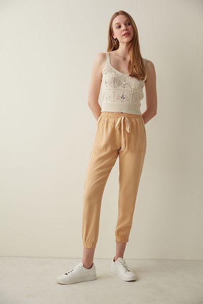 Penti Front Tie Pocket Jogger Trousers