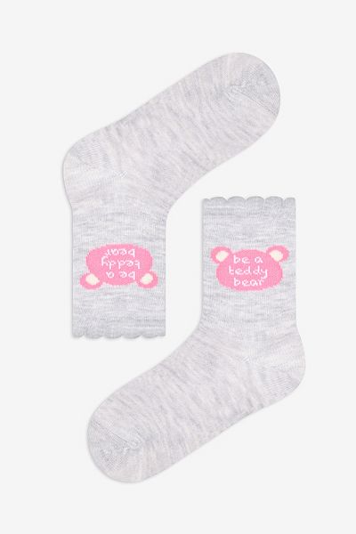 Penti Pink Bear 3-piece Colorful Tennis Socket Set for Girl