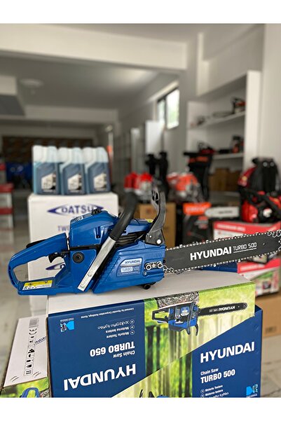 Hyundai Turbo 500 Motorlu Testere Çelik Gövde Yeni Sistem