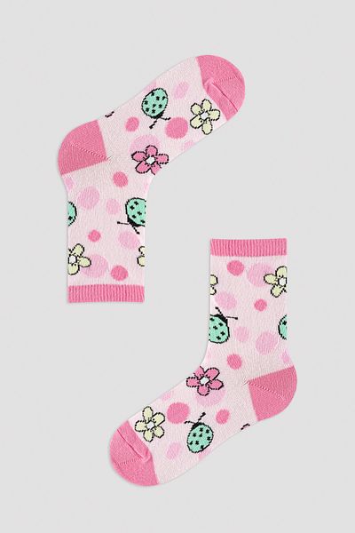 Penti Girl's Ladybird 4-Piece Sock Socks