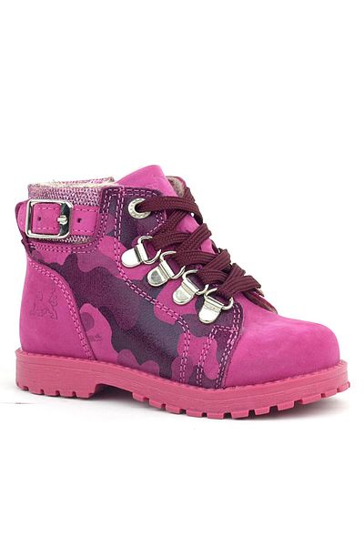 Rakerplus Griffon Genuine Leather Pink Camouflage Baby Boots