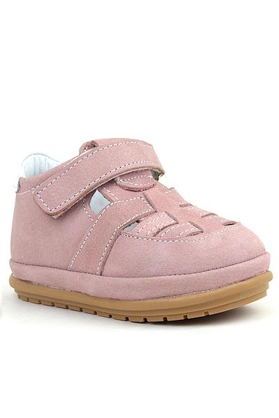Rakerplus Muppet Genuine Leather Powder Velcro Anatomical Baby Sandals Shoes