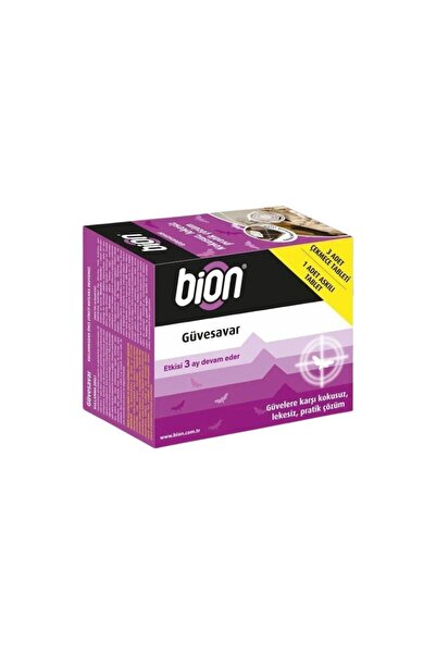 Bion Güvesavar 3 Adet Çekmece Tableti 1 Adet Askılı Tablet Kokusuz