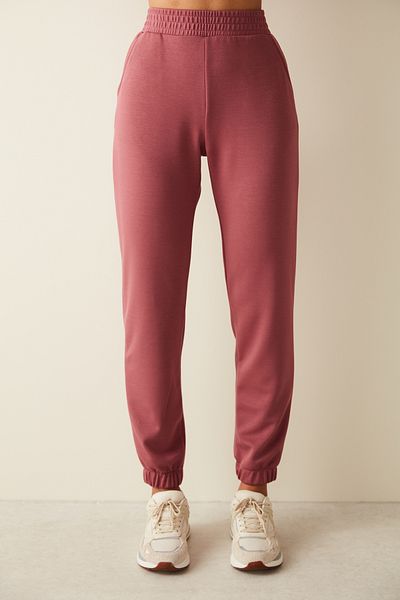 Penti Dusty Rose High Waist Soft Textured Jogger