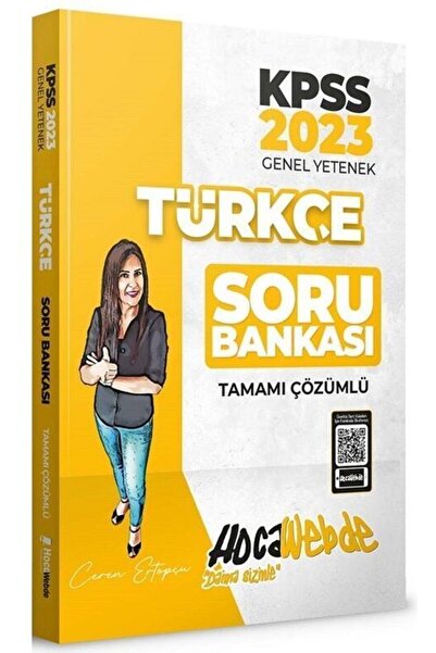 Hoca Webde Hocawebde Yayınları 2023 Kpss Türkçe Soru Bankası